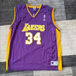 Champion Lakers Jersey in Purple and Yellow